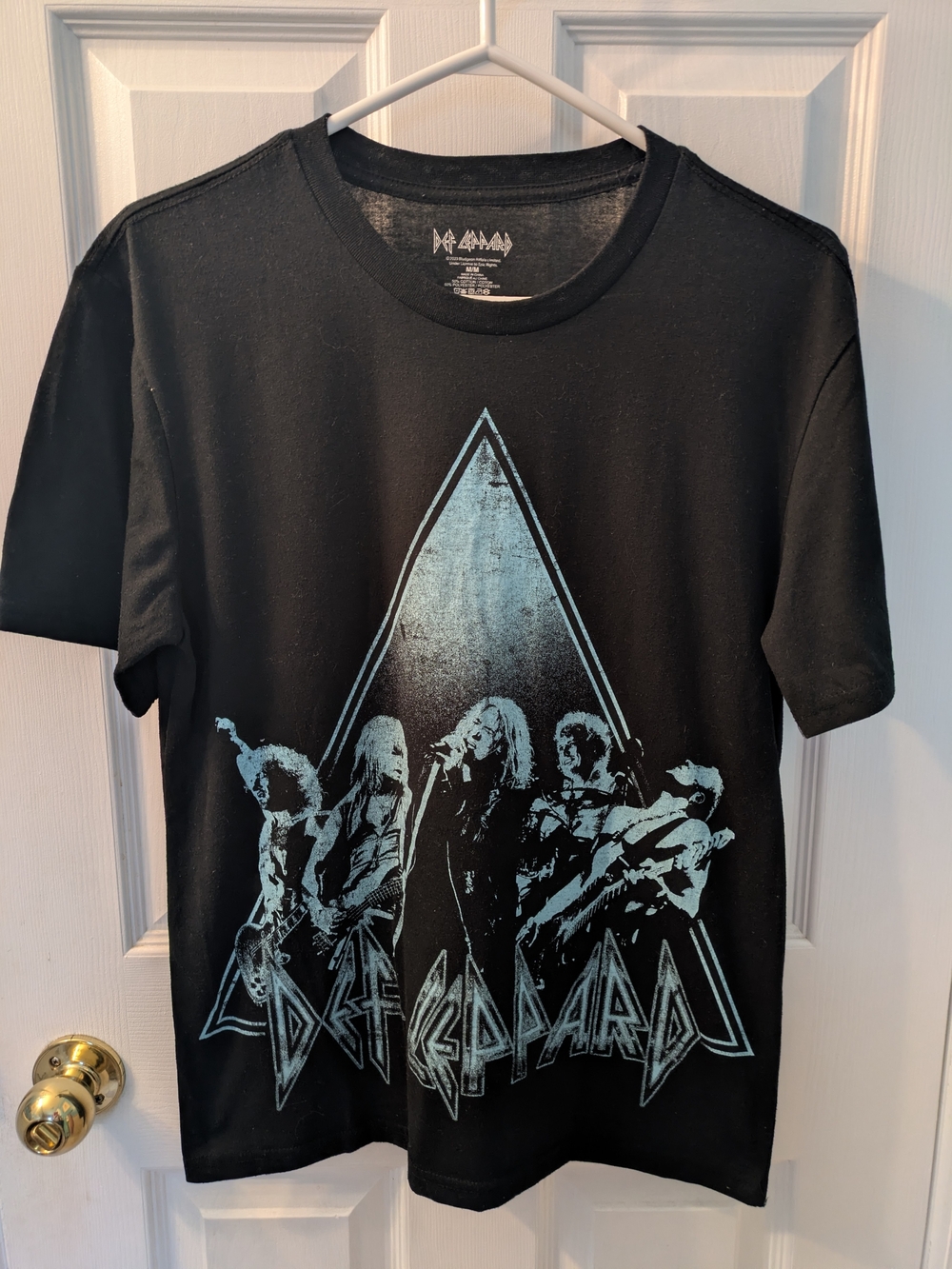 Def Leppard Vintage Graphic Tee - Blue Print